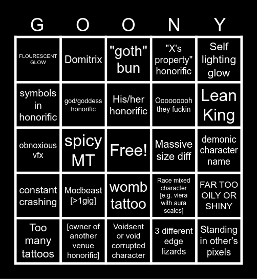 venuehop Bingo Card