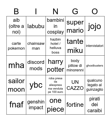 comics 2026 ancora Bingo Card