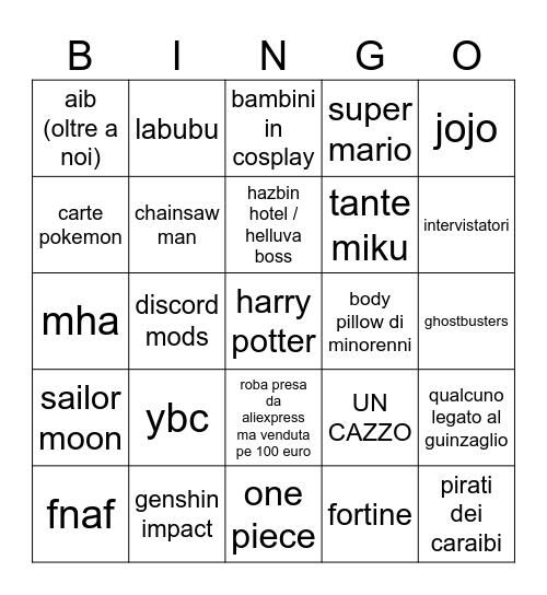 comics 2026 ancora Bingo Card