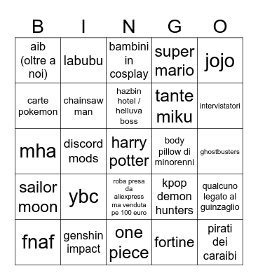 comics 2026 ancora Bingo Card