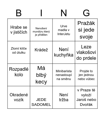 Minibar BINGO! Bingo Card