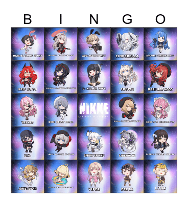 BE THE STAR Bingo Card