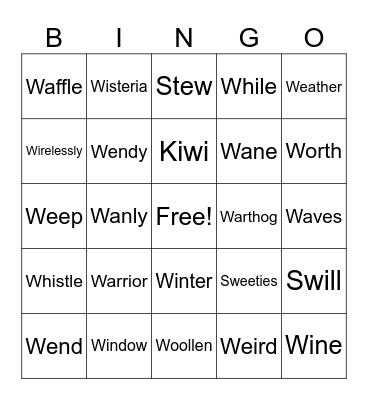 Untitled Bingo flowering flowered flowerer . sweeping sweeper   troweling troweled   troweller towering                             towered towelling towelled wigging wigged swinging swinged swinger switching switched switcher twitching twitched twitche Bingo Card
