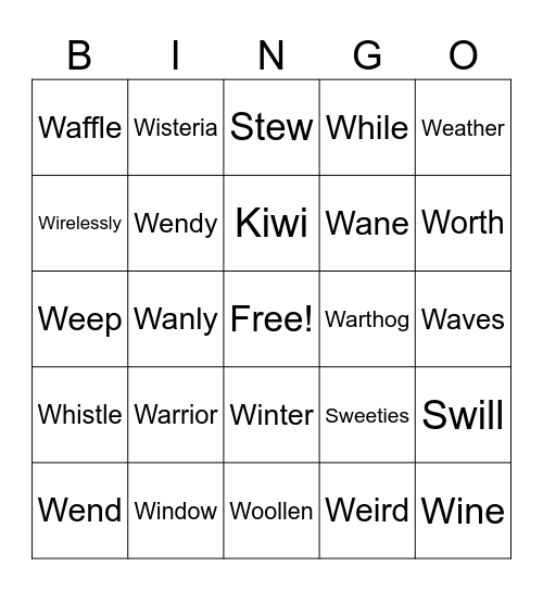 Untitled Bingo flowering flowered flowerer . sweeping sweeper   troweling troweled   troweller towering                             towered towelling towelled wigging wigged swinging swinged swinger switching switched switcher twitching twitched twitche Bingo Card