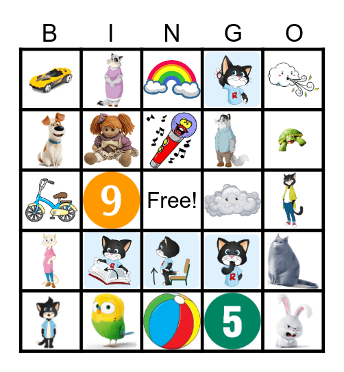English Wizards Bingo Card