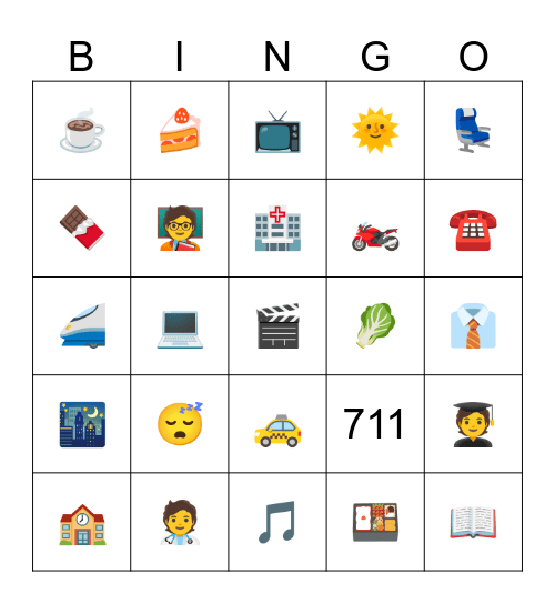 4月大检测 Bingo Card