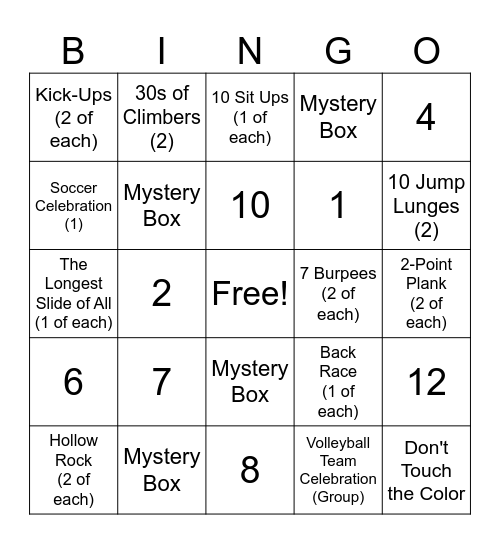 FESTA JUNINA 1 Bingo Card