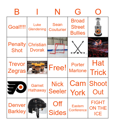 Flyers Bingo Card