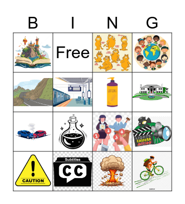 Bing (-tion, -sion) Bingo Card