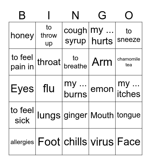 EC2 U4 ASD 7-9 Bingo Card