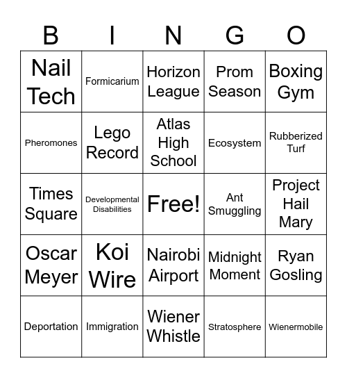 CNN 10 4/27/26 Bingo Card