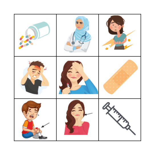 ZIek zijn Bingo Card