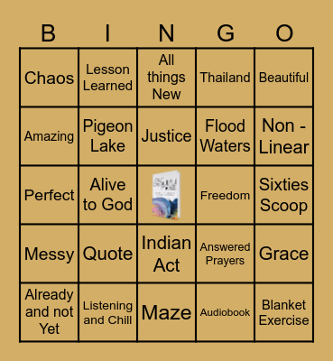our beautiful mess - audiobook Bingo Card