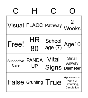 Race Through the Ages Bingo Card