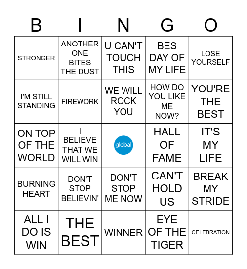 WINNERS CIRCLE Bingo Card