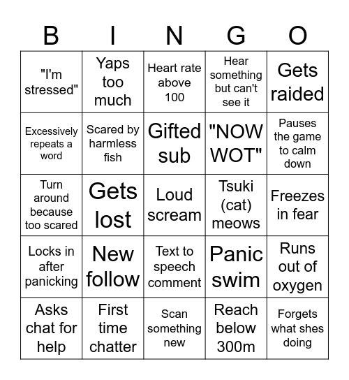 ScaredyChlo's Subnautica Bingo! (post to discord) Bingo Card