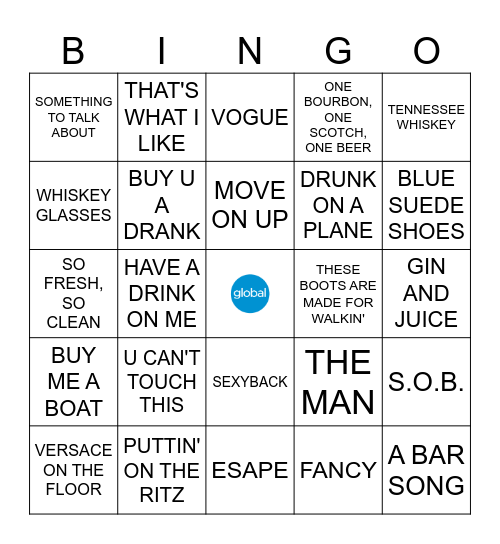 FANCY TOWN Bingo Card