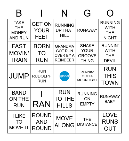 RUN FOR THE ROSES Bingo Card