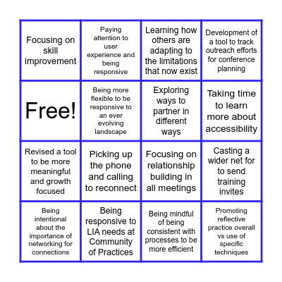 Flex Bingo Card