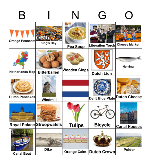 Netherlands Bingo Card