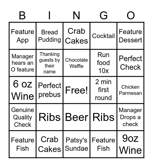 Money Monday Bingo Card