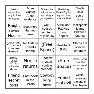 Chapter 5 Bingo Card