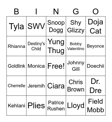 4/27/26 Bingo Card