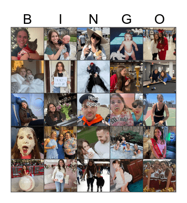Mariah’s Bridal Bingo Card