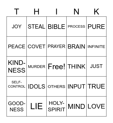VICTORY Bingo Card