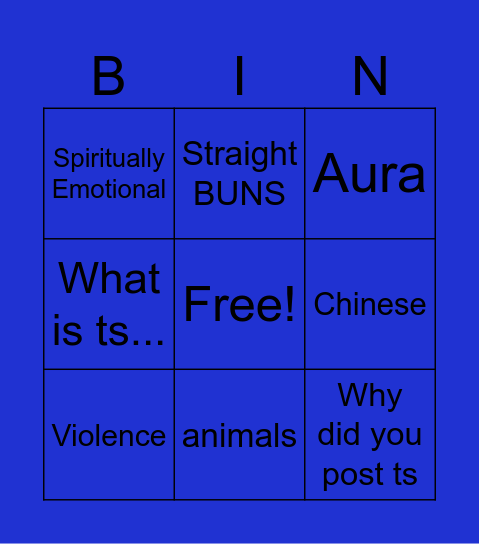 Reels Bingo Card