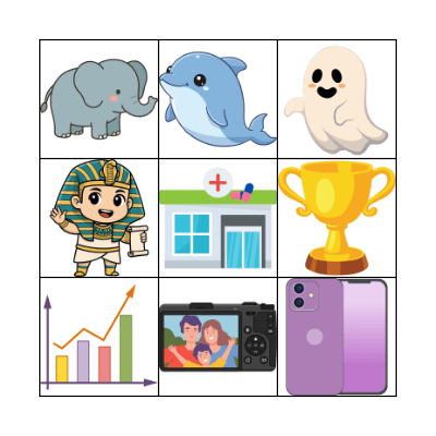 Learning Phonics -ph Bingo Card