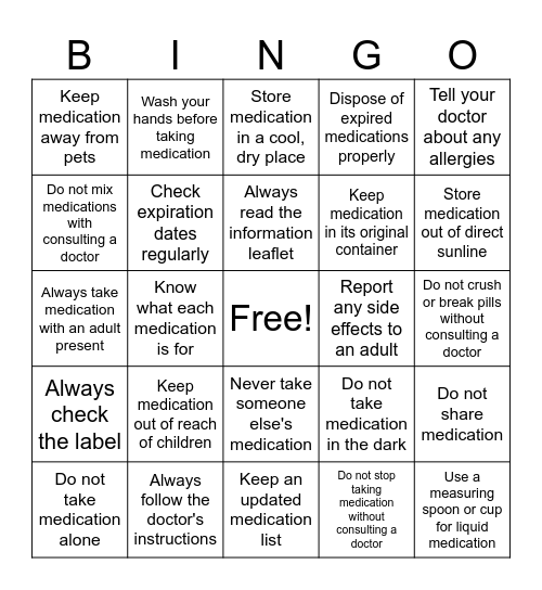 Bingo One Bingo Card