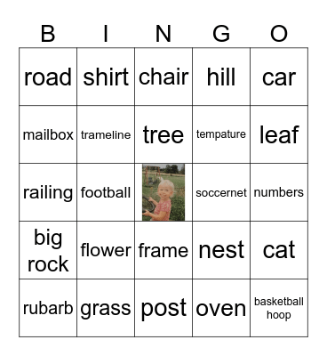 find me Bingo Card