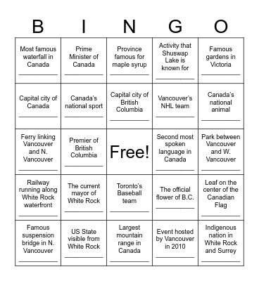 Savvy Seniors Workshop Bingo Card