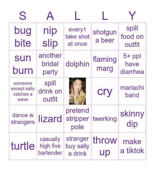 Sally's Bach🍹 Bingo Card