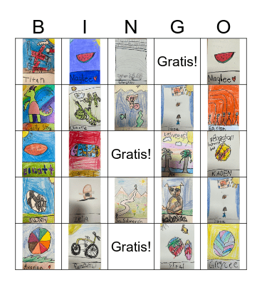 Loteria 1 Bingo Card