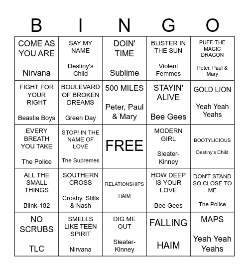 But Three Is Even Better Bingo Card