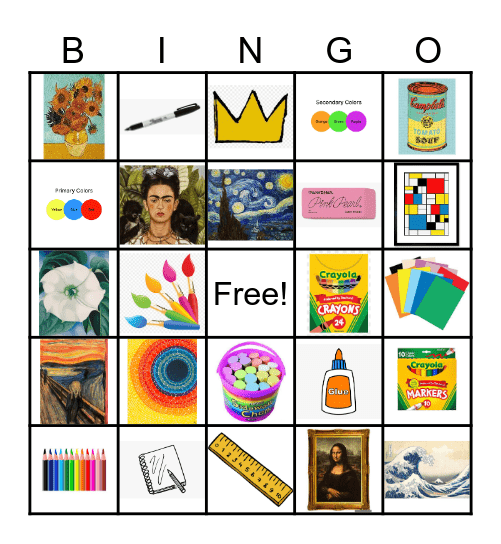 ART Bingo! Bingo Card