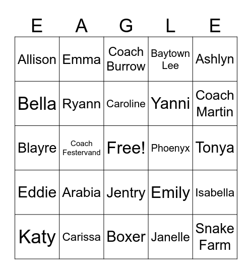 Playoffs - Round 2 Bingo Card