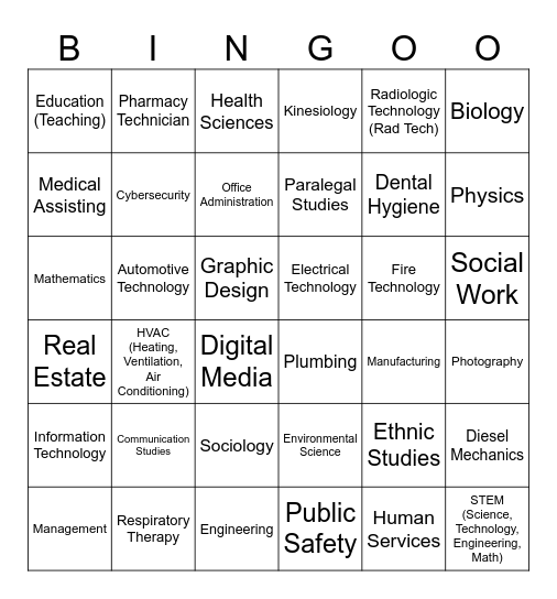 GUID-51 Bingo Card