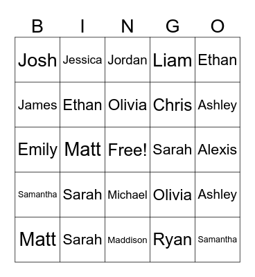 Graduation Bingo! Bingo Card