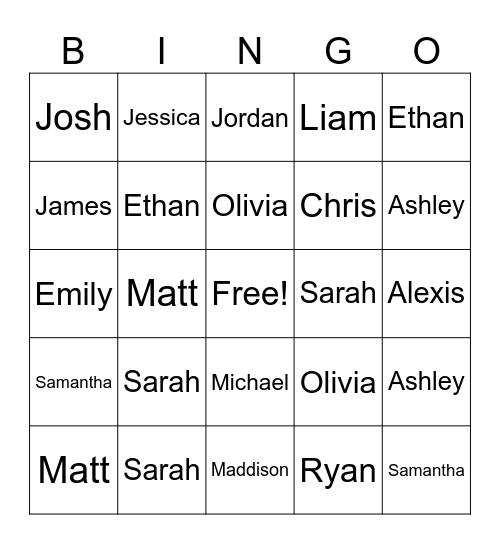 Graduation Bingo! Bingo Card