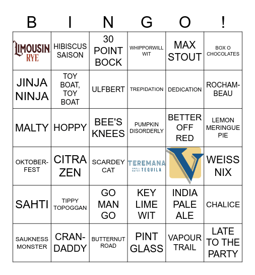 VINTAGE BINGO CARD Bingo Card