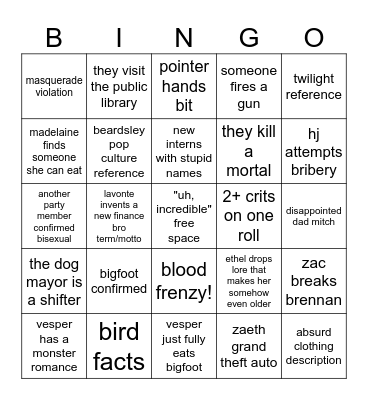 city council ep 4 Bingo Card