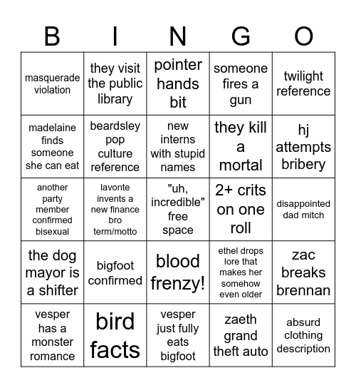 city council ep 4 Bingo Card