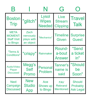 4.29.26Costume Bingo Card