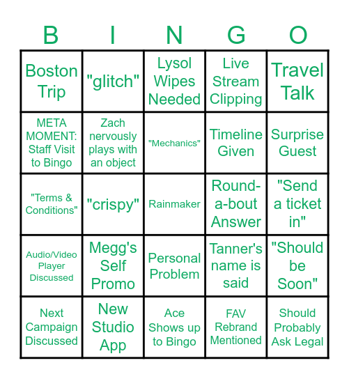 4.29.26Costume Bingo Card