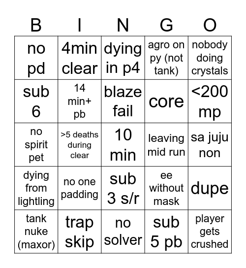 monkey finder Bingo Card