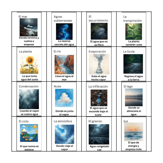 Loteria Bingo Card