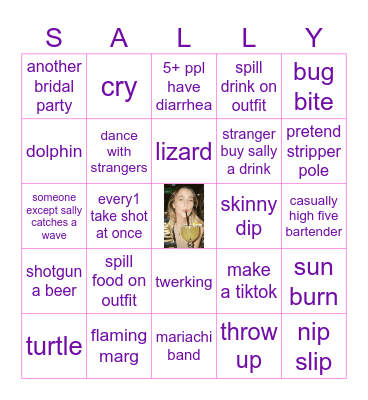 Sally's Bach🍹 Bingo Card